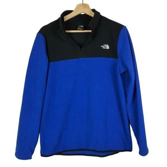 The North Face TKA Glacier Quarter Zip Fleece Jacket L - Picture 1 of 3